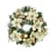 24" Pre-Decorated Gold Poinsettia & Ball Artificial Wreath